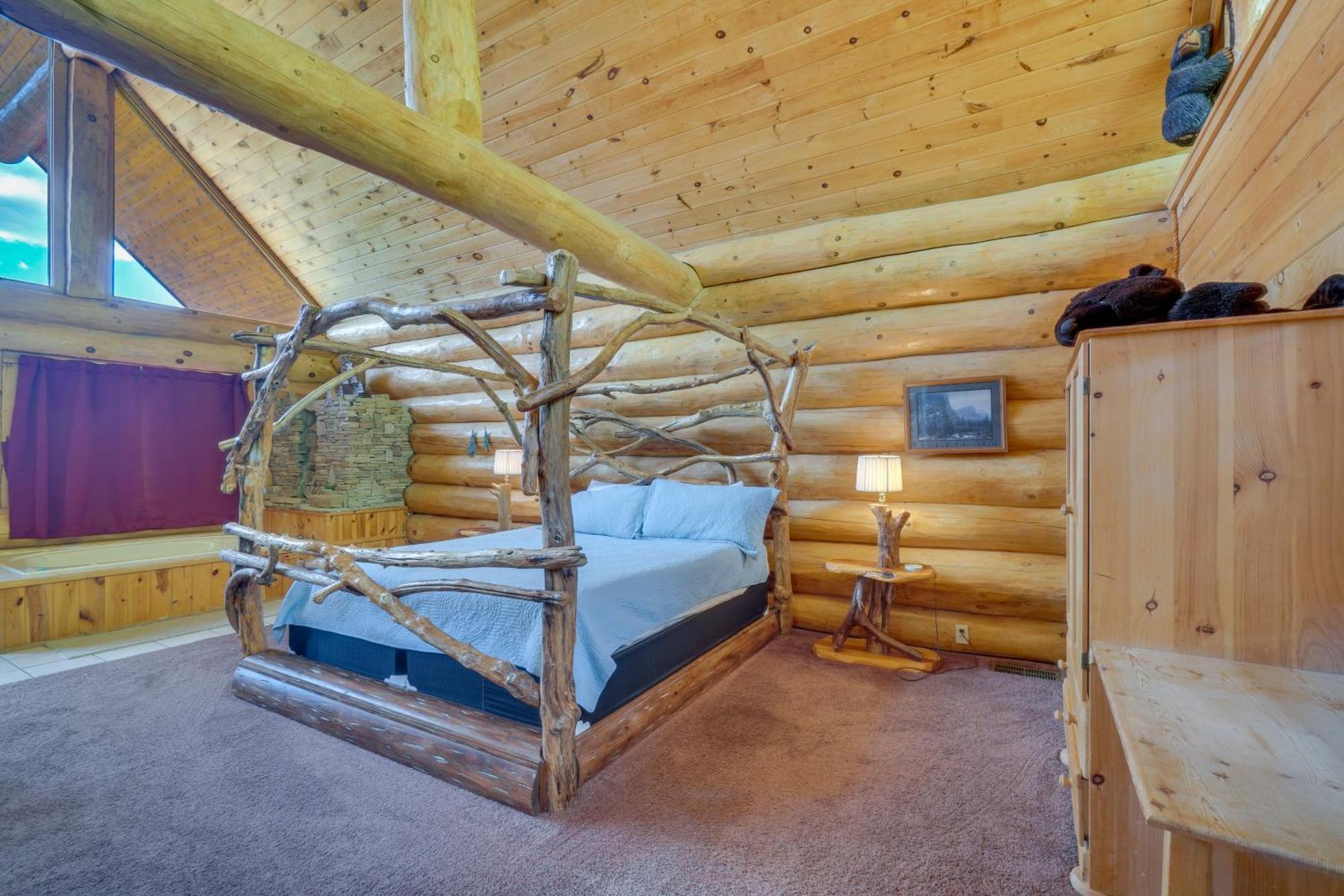 Gatlinburg Cabin With Hot Tub About 11 Miles To Downtown Exterior foto